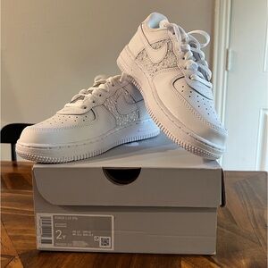 Nike Force 1 Custom Pearl Detail ✨